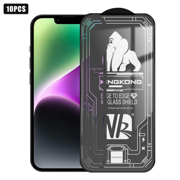 10pcs Film en verre trempé HD électroplaqué anti-explosion résistant aux rayures à grand bord arc 3D, plein écran, pour iPhone 17 Pro Max, pour iPhone 17 Pro, pour iPhone 17, pour iPhone Air, pour iPhone 16 Pro Max, pour iPhone 16 Pro, pour iPhone 16