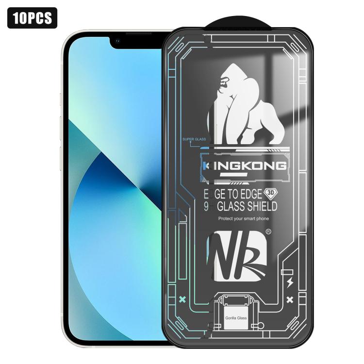10pcs Film en verre trempé HD électroplaqué anti-explosion résistant aux rayures à grand bord arc 3D, plein écran, pour iPhone 17 Pro Max, pour iPhone 17 Pro, pour iPhone 17, pour iPhone Air, pour iPhone 16 Pro Max, pour iPhone 16 Pro, pour iPhone 16