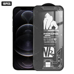 10pcs Film en verre trempé HD électroplaqué anti-explosion résistant aux rayures à grand bord arc 3D, plein écran, pour iPhone 17 Pro Max, pour iPhone 17 Pro, pour iPhone 17, pour iPhone Air, pour iPhone 16 Pro Max, pour iPhone 16 Pro, pour iPhone 16
