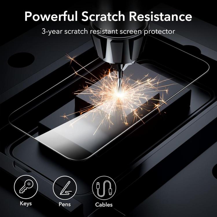 10pcs Film en verre trempé HD électroplaqué anti-explosion résistant aux rayures à grand bord arc 3D, plein écran, pour iPhone 17 Pro Max, pour iPhone 17 Pro, pour iPhone 17, pour iPhone Air, pour iPhone 16 Pro Max, pour iPhone 16 Pro, pour iPhone 16