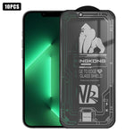 10 protections d'écran en verre trempé 3D grand arc galvanisé anti-explosion anti-rayures plein écran 28 degrés, Pour iPhone 17 Pro Max, Pour iPhone 17 Pro, Pour iPhone 17, Pour iPhone Air, Pour iPhone 16 Pro Max, Pour iPhone 16 Pro, Pour iPhone 16 ...