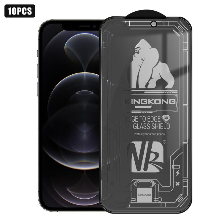 10 protections d'écran en verre trempé 3D grand arc galvanisé anti-explosion anti-rayures plein écran 28 degrés, Pour iPhone 17 Pro Max, Pour iPhone 17 Pro, Pour iPhone 17, Pour iPhone Air, Pour iPhone 16 Pro Max, Pour iPhone 16 Pro, Pour iPhone 16 ...