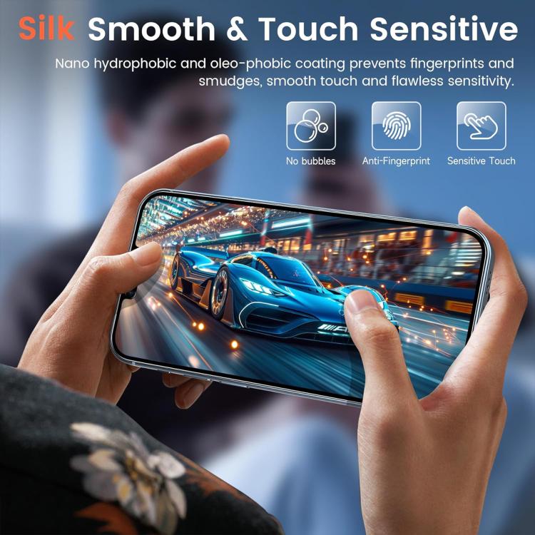 10 protections d'écran en verre trempé 3D grand arc galvanisé anti-explosion anti-rayures plein écran 28 degrés, Pour iPhone 17 Pro Max, Pour iPhone 17 Pro, Pour iPhone 17, Pour iPhone Air, Pour iPhone 16 Pro Max, Pour iPhone 16 Pro, Pour iPhone 16 ...
