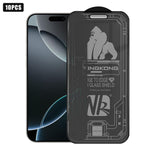 10 films en verre trempé 3D grand arc plaqué, anti-explosion, anti-rayures, plein écran, protection 360 pour iPhone 17 Pro Max, pour iPhone 17 Pro, pour iPhone 17, pour iPhone Air, pour iPhone 16 Pro Max, pour iPhone 16 Pro, pour iPhone 16       ...