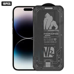 10 films en verre trempé 3D grand arc plaqué, anti-explosion, anti-rayures, plein écran, protection 360 pour iPhone 17 Pro Max, pour iPhone 17 Pro, pour iPhone 17, pour iPhone Air, pour iPhone 16 Pro Max, pour iPhone 16 Pro, pour iPhone 16       ...