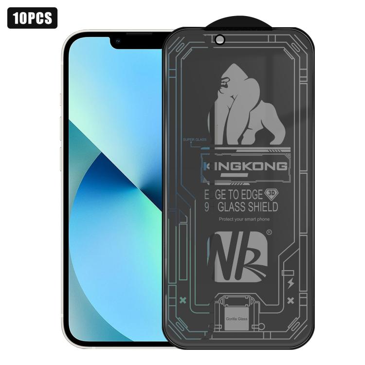 10 films en verre trempé 3D grand arc plaqué, anti-explosion, anti-rayures, plein écran, protection 360 pour iPhone 17 Pro Max, pour iPhone 17 Pro, pour iPhone 17, pour iPhone Air, pour iPhone 16 Pro Max, pour iPhone 16 Pro, pour iPhone 16       ...