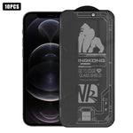 10 films en verre trempé 3D grand arc plaqué, anti-explosion, anti-rayures, plein écran, protection 360 pour iPhone 17 Pro Max, pour iPhone 17 Pro, pour iPhone 17, pour iPhone Air, pour iPhone 16 Pro Max, pour iPhone 16 Pro, pour iPhone 16       ...
