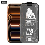 Lot de 10 films en verre trempé HD dépoli plein écran, 3D Grand Arc Bord Galvanisé Anti-Explosion Anti-Rayures, Pour iPhone 17 Pro Max, Pour iPhone 17 Pro, Pour iPhone 17, Pour iPhone Air, Pour iPhone 16 Pro Max, Pour iPhone 16 Pro, Pour iPhone 16