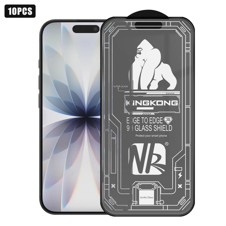 Lot de 10 films en verre trempé HD dépoli plein écran, 3D Grand Arc Bord Galvanisé Anti-Explosion Anti-Rayures, Pour iPhone 17 Pro Max, Pour iPhone 17 Pro, Pour iPhone 17, Pour iPhone Air, Pour iPhone 16 Pro Max, Pour iPhone 16 Pro, Pour iPhone 16
