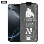 Lot de 10 films en verre trempé HD dépoli plein écran, 3D Grand Arc Bord Galvanisé Anti-Explosion Anti-Rayures, Pour iPhone 17 Pro Max, Pour iPhone 17 Pro, Pour iPhone 17, Pour iPhone Air, Pour iPhone 16 Pro Max, Pour iPhone 16 Pro, Pour iPhone 16