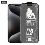 Lot de 10 films en verre trempé HD dépoli plein écran, 3D Grand Arc Bord Galvanisé Anti-Explosion Anti-Rayures, Pour iPhone 17 Pro Max, Pour iPhone 17 Pro, Pour iPhone 17, Pour iPhone Air, Pour iPhone 16 Pro Max, Pour iPhone 16 Pro, Pour iPhone 16