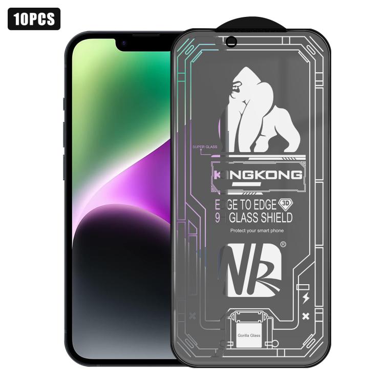Lot de 10 films en verre trempé HD dépoli plein écran, 3D Grand Arc Bord Galvanisé Anti-Explosion Anti-Rayures, Pour iPhone 17 Pro Max, Pour iPhone 17 Pro, Pour iPhone 17, Pour iPhone Air, Pour iPhone 16 Pro Max, Pour iPhone 16 Pro, Pour iPhone 16