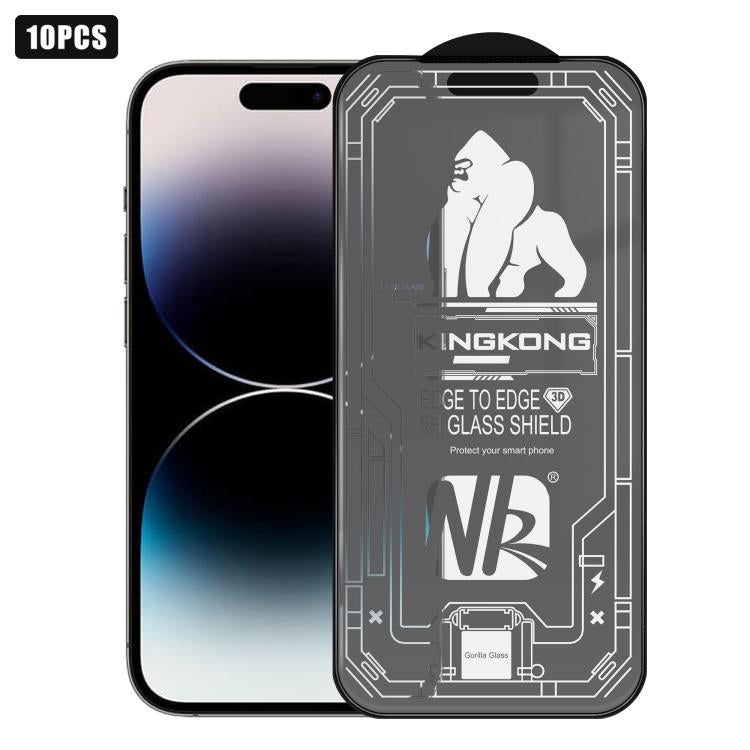 Lot de 10 films en verre trempé HD dépoli plein écran, 3D Grand Arc Bord Galvanisé Anti-Explosion Anti-Rayures, Pour iPhone 17 Pro Max, Pour iPhone 17 Pro, Pour iPhone 17, Pour iPhone Air, Pour iPhone 16 Pro Max, Pour iPhone 16 Pro, Pour iPhone 16