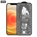 Lot de 10 films en verre trempé HD dépoli plein écran, 3D Grand Arc Bord Galvanisé Anti-Explosion Anti-Rayures, Pour iPhone 17 Pro Max, Pour iPhone 17 Pro, Pour iPhone 17, Pour iPhone Air, Pour iPhone 16 Pro Max, Pour iPhone 16 Pro, Pour iPhone 16