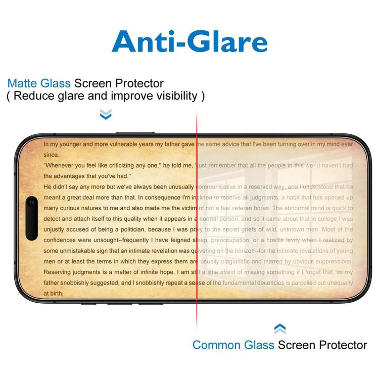Lot de 10 films en verre trempé HD dépoli plein écran, 3D Grand Arc Bord Galvanisé Anti-Explosion Anti-Rayures, Pour iPhone 17 Pro Max, Pour iPhone 17 Pro, Pour iPhone 17, Pour iPhone Air, Pour iPhone 16 Pro Max, Pour iPhone 16 Pro, Pour iPhone 16