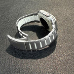 Bracelet de montre en acier inoxydable bicolore à dégagement rapide incurvé, pour Apple Watch 49 mm / 46 mm / 45 mm / 44 mm, pour Apple Watch 42 mm / 41 mm / 40 mm / 38 mm
