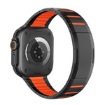 Bracelet de montre en acier inoxydable bicolore à dégagement rapide incurvé, pour Apple Watch 49 mm / 46 mm / 45 mm / 44 mm, pour Apple Watch 42 mm / 41 mm / 40 mm / 38 mm