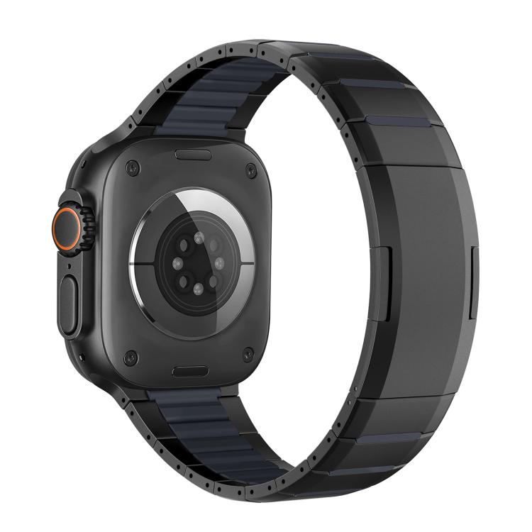 Bracelet de montre en acier inoxydable bicolore à dégagement rapide incurvé, pour Apple Watch 49 mm / 46 mm / 45 mm / 44 mm, pour Apple Watch 42 mm / 41 mm / 40 mm / 38 mm