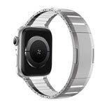 Bracelet de montre en acier inoxydable bicolore à dégagement rapide incurvé, pour Apple Watch 49 mm / 46 mm / 45 mm / 44 mm, pour Apple Watch 42 mm / 41 mm / 40 mm / 38 mm
