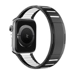 Bracelet de montre en acier inoxydable bicolore à dégagement rapide incurvé, pour Apple Watch 49 mm / 46 mm / 45 mm / 44 mm, pour Apple Watch 42 mm / 41 mm / 40 mm / 38 mm