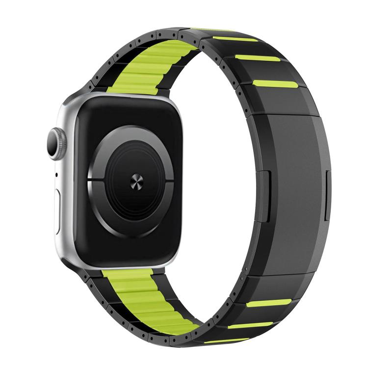 Bracelet de montre en acier inoxydable bicolore à dégagement rapide incurvé, pour Apple Watch 49 mm / 46 mm / 45 mm / 44 mm, pour Apple Watch 42 mm / 41 mm / 40 mm / 38 mm