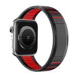 Bracelet de montre en acier inoxydable bicolore à dégagement rapide incurvé, pour Apple Watch 49 mm / 46 mm / 45 mm / 44 mm, pour Apple Watch 42 mm / 41 mm / 40 mm / 38 mm