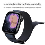 Bracelet de montre en nylon avec embout métallique magnétique à double articulation, pour Apple Watch 49mm / 46mm / 45mm / 44mm, pour Apple Watch 42mm / 41mm / 40mm / 38mm