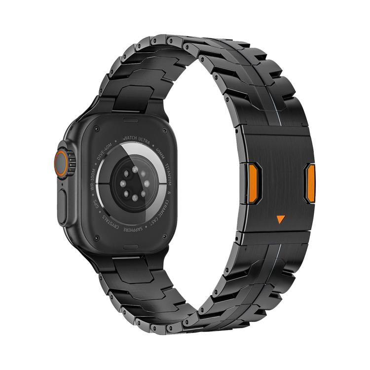 Bracelet de montre magnétique en titane Iron Man, pour Apple Watch 46mm / 49mm / 45mm / 44mm