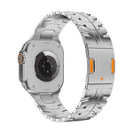 Bracelet de montre magnétique en titane Iron Man, pour Apple Watch 46mm / 49mm / 45mm / 44mm