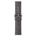 Bracelet de montre classique en cuir avec bouton pour Apple Watch Series 3, 2 et 1 (42 mm)
