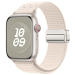 Bracelet de montre en nylon avec boucle magnétique, pour Apple Watch 46mm / 49mm / 45mm / 44mm, pour Apple Watch 42mm / 41mm / 40mm / 38mm