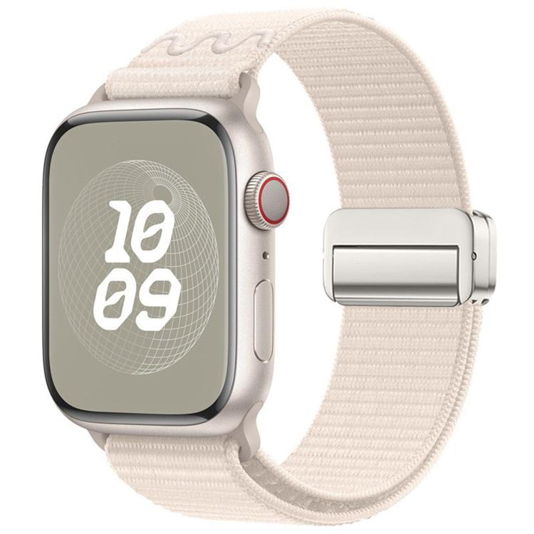 Bracelet de montre en nylon avec boucle magnétique, pour Apple Watch 46mm / 49mm / 45mm / 44mm, pour Apple Watch 42mm / 41mm / 40mm / 38mm