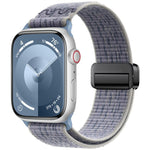 Bracelet de montre en nylon avec boucle magnétique, pour Apple Watch 46mm / 49mm / 45mm / 44mm, pour Apple Watch 42mm / 41mm / 40mm / 38mm