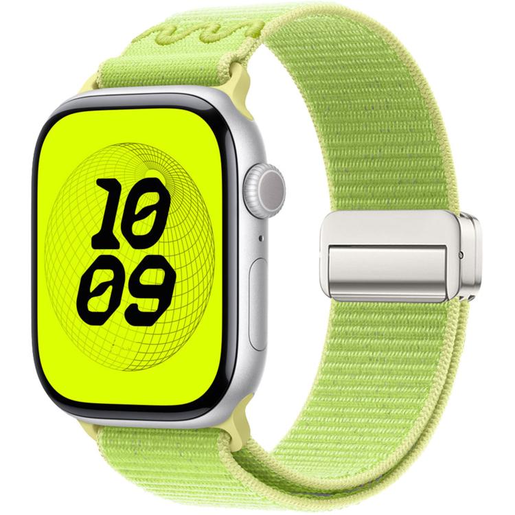 Bracelet de montre en nylon avec boucle magnétique, pour Apple Watch 46mm / 49mm / 45mm / 44mm, pour Apple Watch 42mm / 41mm / 40mm / 38mm
