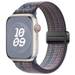 Bracelet de montre en nylon avec boucle magnétique, pour Apple Watch 46mm / 49mm / 45mm / 44mm, pour Apple Watch 42mm / 41mm / 40mm / 38mm