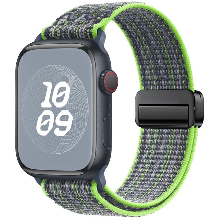 Bracelet de montre en nylon avec boucle magnétique, pour Apple Watch 46mm / 49mm / 45mm / 44mm, pour Apple Watch 42mm / 41mm / 40mm / 38mm