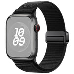 Bracelet de montre en nylon avec boucle magnétique, pour Apple Watch 46mm / 49mm / 45mm / 44mm, pour Apple Watch 42mm / 41mm / 40mm / 38mm