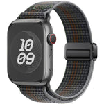 Bracelet de montre en nylon avec boucle magnétique, pour Apple Watch 46mm / 49mm / 45mm / 44mm, pour Apple Watch 42mm / 41mm / 40mm / 38mm