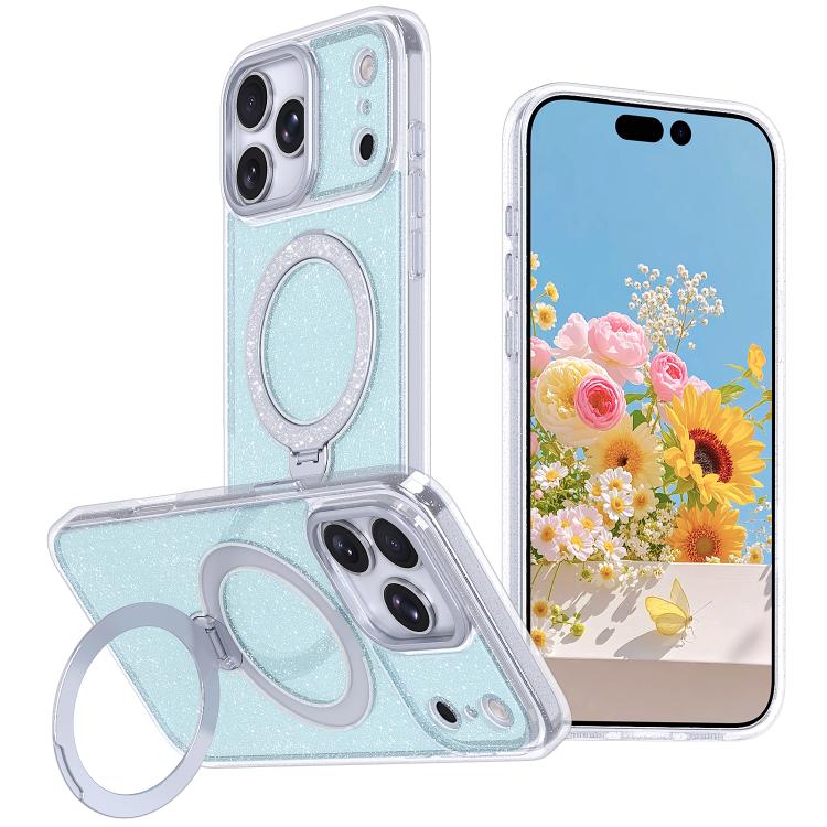 Coque de téléphone magnétique scintillante, Pour iPhone 17 Pro Max, Pour iPhone 17 Pro, Pour iPhone 17