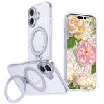 Coque de téléphone magnétique scintillante, Pour iPhone 17 Pro Max, Pour iPhone 17 Pro, Pour iPhone 17