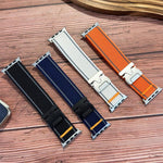 Bracelet de montre en nylon tissé avec boucle de parapluie réfléchissante, pour Apple Watch 49 mm / 46 mm / 45 mm / 44 mm, pour Apple Watch 42 mm / 41 mm / 40 mm / 38 mm