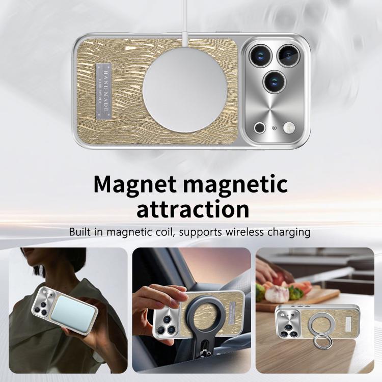 Coque de téléphone antichoc magnétique à effet d'eau fluide, Pour iPhone 17 Pro Max, Pour iPhone 17 Pro, Pour iPhone 17, Pour iPhone 16 Pro Max, Pour iPhone 16 Pro, Pour iPhone 16, Pour iPhone 15 Pro Max, Pour iPhone 15 Pro