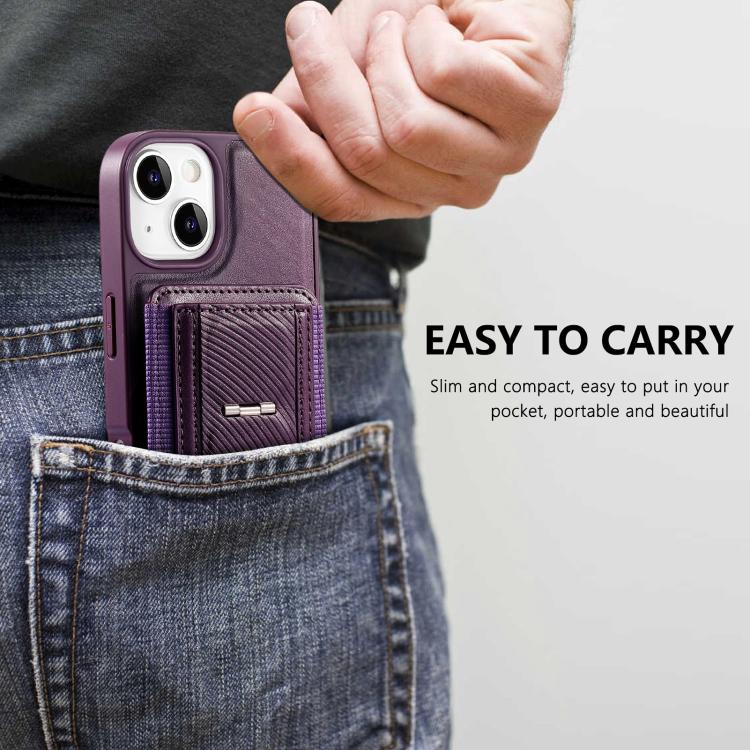 CaseNeo Étui de support pliable en cuir PU rétro avec porte-cartes élastique et dos magnétique, pour iPhone 15, pour iPhone 14 / 13, pour iPhone 14 Pro, pour iPhone 14 Pro Max, pour iPhone 13 Pro Max, pour iPhone 13 Pro