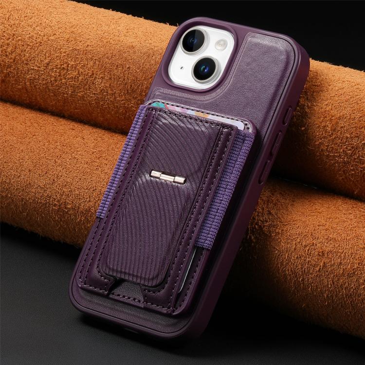 CaseNeo Étui de support pliable en cuir PU rétro avec porte-cartes élastique et dos magnétique, pour iPhone 15, pour iPhone 14 / 13, pour iPhone 14 Pro, pour iPhone 14 Pro Max, pour iPhone 13 Pro Max, pour iPhone 13 Pro