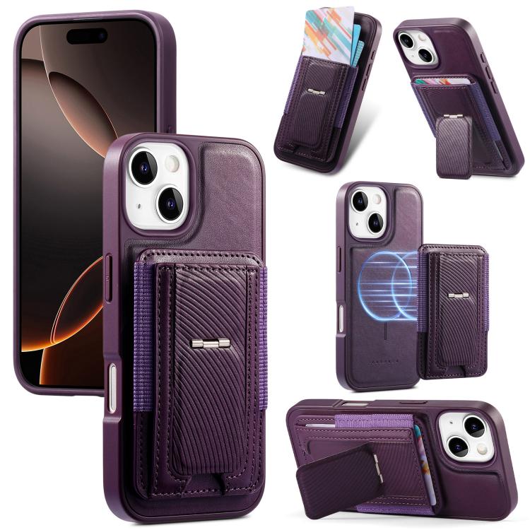 CaseNeo Étui de support pliable en cuir PU rétro avec porte-cartes élastique et dos magnétique, pour iPhone 15, pour iPhone 14 / 13, pour iPhone 14 Pro, pour iPhone 14 Pro Max, pour iPhone 13 Pro Max, pour iPhone 13 Pro