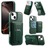 CaseNeo Étui de support pliable en cuir PU rétro avec porte-cartes élastique et dos magnétique, pour iPhone 15, pour iPhone 14 / 13, pour iPhone 14 Pro, pour iPhone 14 Pro Max, pour iPhone 13 Pro Max, pour iPhone 13 Pro