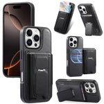 CaseNeo Étui de support pliable en cuir PU rétro avec porte-cartes élastique et dos magnétique, pour iPhone 15, pour iPhone 14 / 13, pour iPhone 14 Pro, pour iPhone 14 Pro Max, pour iPhone 13 Pro Max, pour iPhone 13 Pro