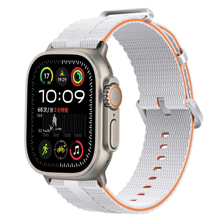 Bracelet de montre en silicone à motif ligné, pour Apple Watch 46mm / 49mm / 45mm / 44mm, pour Apple Watch 42mm / 41mm / 40mm / 38mm