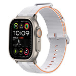 Bracelet de montre en silicone à motif ligné, pour Apple Watch 46mm / 49mm / 45mm / 44mm, pour Apple Watch 42mm / 41mm / 40mm / 38mm