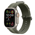 Bracelet de montre en silicone à motif ligné, pour Apple Watch 46mm / 49mm / 45mm / 44mm, pour Apple Watch 42mm / 41mm / 40mm / 38mm